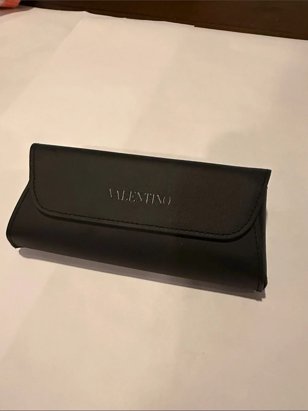 Valentino Black Oversized Square Sunglasses with Dark Lenses